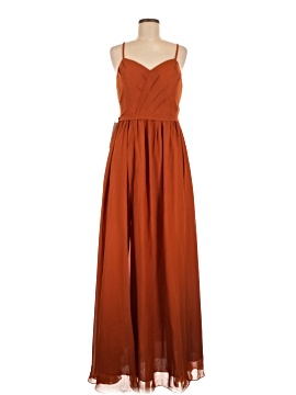 burnt orange dress casual Modest Simple Dress E270 Burnt Orange