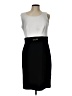 Studio One Color Block Ivory Cocktail Dress Size 10 - photo 1