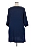 eShakti 100% Polyester Blue Casual Dress Size 3X - photo 2