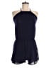 Emily Stacy Solid Blue Romper Size M - photo 1