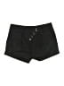 Mango 100% Cotton Solid Black Shorts Size 2 - photo 1