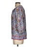 Talbots 100% Rayon Paisley Blue 3/4 Sleeve Blouse Size S (petite) - photo 5
