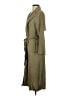 Zara 100% Lyocell Green Trenchcoat Size XS - photo 5