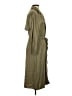 Zara 100% Lyocell Green Trenchcoat Size XS - photo 4