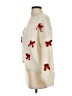 Luna Ivy 100% Polyester Hearts Ivory Cardigan Size XS - photo 5