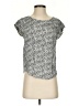 Rose & Thyme 100% Rayon Silver Short Sleeve Top Size S - photo 1