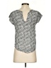 Rose & Thyme 100% Rayon Silver Short Sleeve Top Size S - photo 2