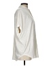 J. McLaughlin Ivory Short Sleeve Turtleneck Size L - photo 4