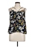 C'isa Black Sleeveless Blouse Size L - photo 1