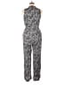 Talbots Paisley Gray Silver Jumpsuit Size 14 - photo 2