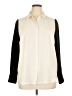POPSUGAR 100% Polyester Color Block Ivory 3/4 Sleeve Blouse Size XL - photo 1