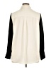 POPSUGAR 100% Polyester Color Block Ivory 3/4 Sleeve Blouse Size XL - photo 2