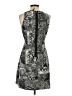 BCBGMAXAZRIA Graphic Gray Cocktail Dress Size S - photo 2