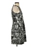 BCBGMAXAZRIA Graphic Gray Cocktail Dress Size S - photo 4
