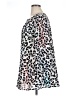 Spense 100% Polyester Animal Print Silver 3/4 Sleeve Blouse Size 1X - photo 5