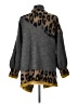 Tribal Animal Print Gray Cardigan Size L - photo 2