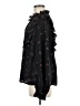 CeCe 100% Polyester Black Long Sleeve Blouse Size M - photo 5