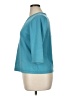 Cj Banks 100% Cotton Teal Pullover Sweater Size 0X - photo 5