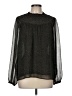 Ann Taylor LOFT 100% Polyester Black Long Sleeve Blouse Size M - photo 1