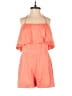 Karina Grimaldi 100% Viscose Solid Orange Romper Size S - photo 1