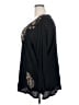 Bill Blass Black 3/4 Sleeve Blouse Size 3X - photo 5