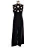 HD in Paris 100% Polyester Solid Black Jumpsuit Size 8 - photo 2
