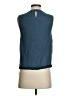 Tiny Print Teal Sleeveless Blouse Size XS - photo 2