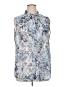 Liz Claiborne 100% Polyester Blue Sleeveless Blouse Size XL - photo 1