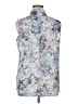 Liz Claiborne 100% Polyester Blue Sleeveless Blouse Size XL - photo 2