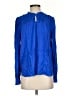 Ann Taylor LOFT 100% Rayon Blue Long Sleeve Blouse Size S - photo 1