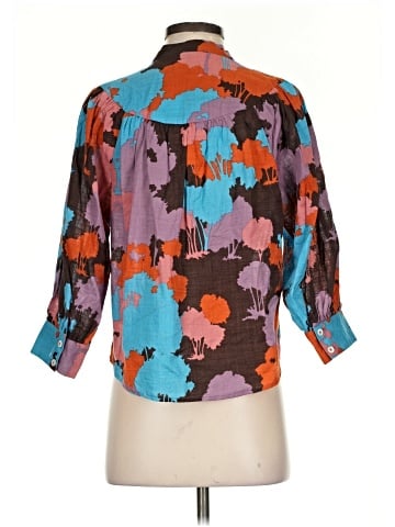 Porridge 3/4 Sleeve Blouse (view 2)
