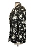 AMUR 100% Polyester Floral Black Blazer Size 4 - photo 5