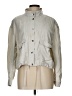 Ann Taylor LOFT 100% Lyocell Solid Silver Jacket Size L - photo 1