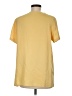 Ann Taylor 100% Silk Color Block Yellow Short Sleeve Top Size M - photo 2