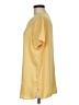 Ann Taylor 100% Silk Color Block Yellow Short Sleeve Top Size M - photo 5