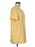 Ann Taylor 100% Silk Color Block Yellow Short Sleeve Top Size M - photo 4
