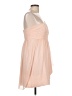 BCBGeneration 100% Polyester Solid Pink Cocktail Dress Size 10 - photo 4