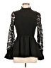 Shein 100% Polyester Black Long Sleeve Blouse Size 6 - photo 1