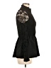 Shein 100% Polyester Black Long Sleeve Blouse Size 6 - photo 4