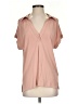 Reiss Pink Short Sleeve Blouse Size S - photo 1