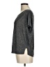 ALLSAINTS Metallic Silver Short Sleeve Top Size 6 - photo 5