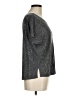 ALLSAINTS Metallic Silver Short Sleeve Top Size 6 - photo 4