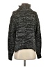 Aqua Tweed Gray Turtleneck Sweater Size S - photo 1