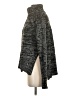 Aqua Tweed Gray Turtleneck Sweater Size S - photo 5