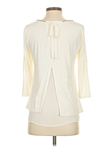 White House Black Market 3/4 Sleeve Blouse (view 2)