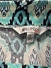 Wildfox 100% Rayon Print Teal Shorts Size Lg (3 or L) - photo 3