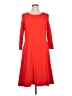 Lands' End Solid Red Casual Dress Size XL - photo 1