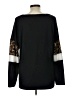 First Love Animal Print Black Pullover Sweater Size Lg - Lg - photo 2
