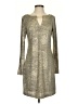 Vince Camuto Metallic Silver Cocktail Dress Size 2 - photo 1