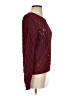 Allie Rose 100% Recycled Polyester Burgundy Pullover Sweater Size S - photo 4